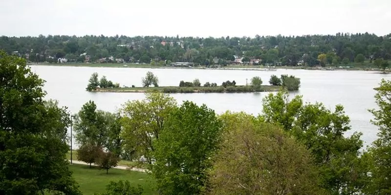 Sloans Lake from top of Lake House