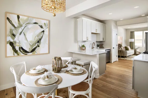 townhome dining room