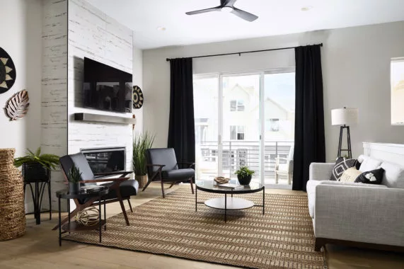 townhome living room