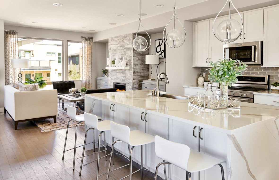 Townhome kitchen