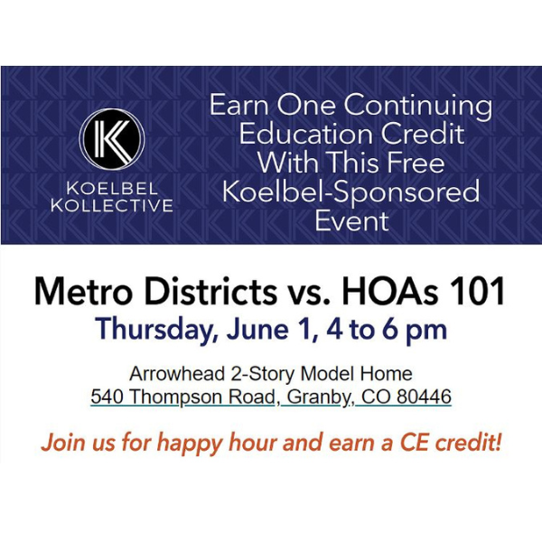 Upcoming Events in the Denver Area | Koelbel and Company