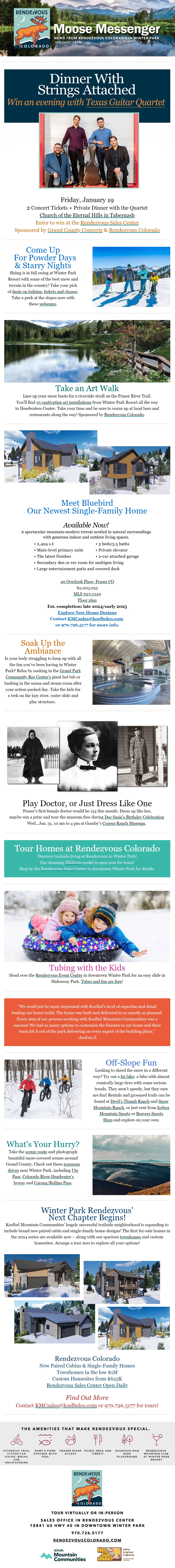 rendezvous newsletter